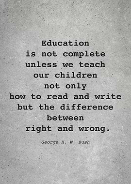 George H W Bush Quote L020