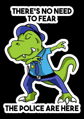 Police Tyrannosaurus Dino