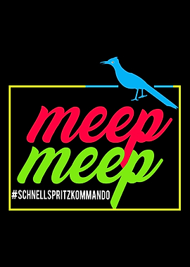 meep meep silhouette of R