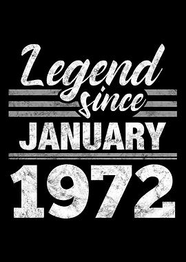 Legend Since January 1972