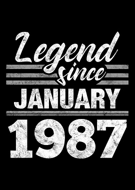 Legend Since January 1987