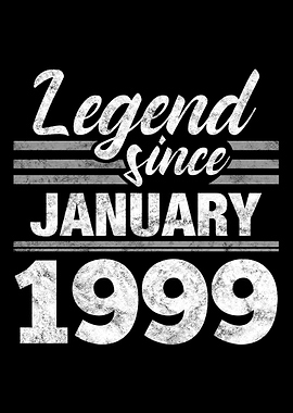 Legend Since January 1999