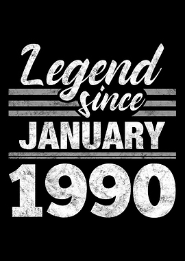 Legend Since January 1990