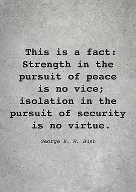 George H W Bush Quote L028