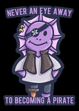 Dinosaur Pirate Buccaneer