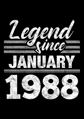 Legend Since January 1988