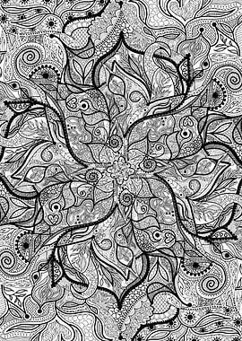 Flower mandala