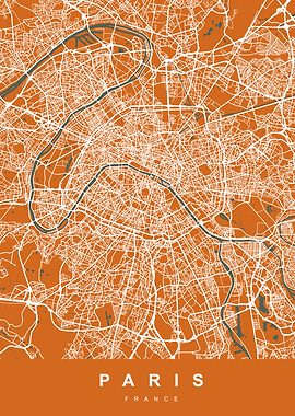 Map Paris France