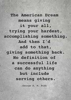 George H W Bush Quote L002