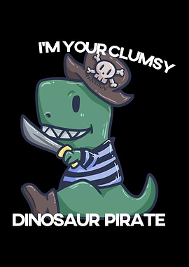 Dinosaur Pirate TRex pira