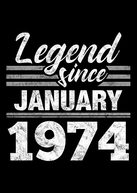 Legend Since January 1974