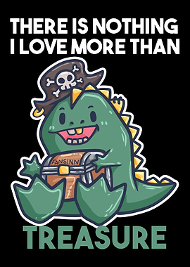 Pirate Dino TRex treasure