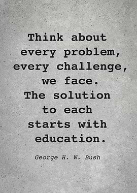 George H W Bush Quote L009