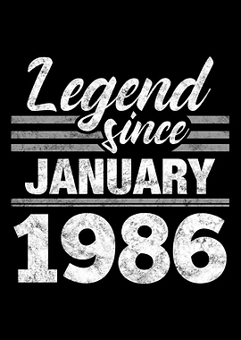 Legend Since January 1986