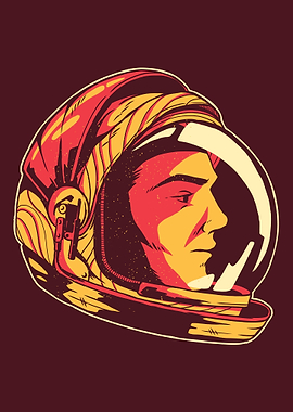 astronaut helmet face