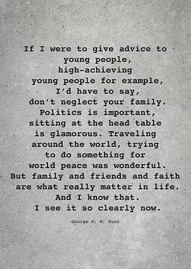 George H W Bush Quote L025