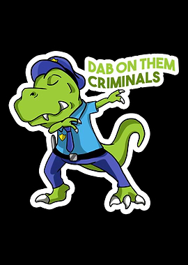 Police Tyrannosaurus Dino
