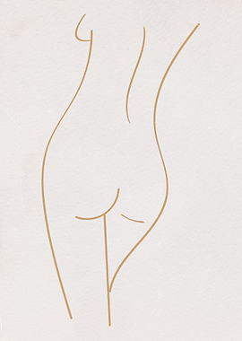 Woman lines Minimalism