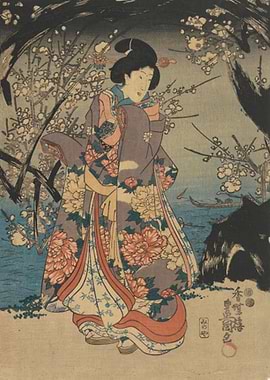 Woman Holding a Letter