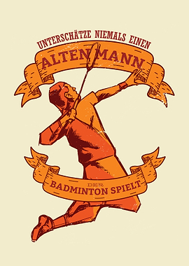 Badminton with funny