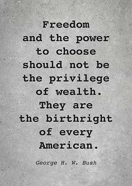 George H W Bush Quote L022