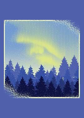 Forest Northern Lights