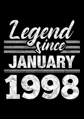 Legend Since January 1998