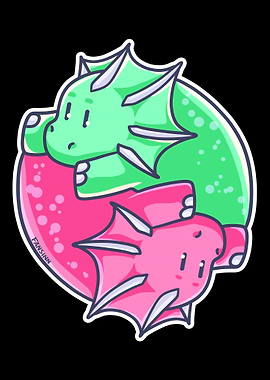 Yin Yang Taijitu Tricerato