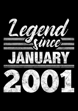Legend Since January 2001