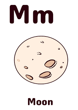 ALPHABET KIDS ABC LETTER M