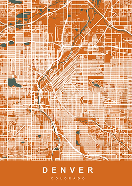 Map Denver Colorado