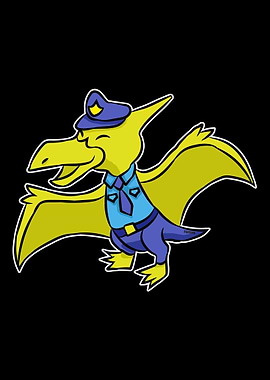 Police dinosaur pterodacty