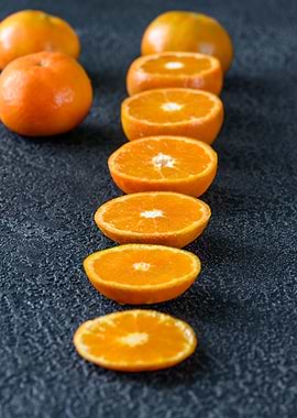 Fresh tangerines