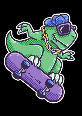 TRex Dinosaur skateboard