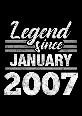 Legend Since January 2007