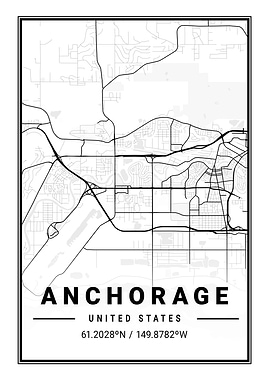 Anchorage Light City Map