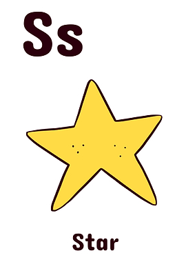 ALPHABET KIDS ABC LETTER S