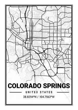 Colorado Springs Light Map