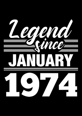 Legend Since January 1974