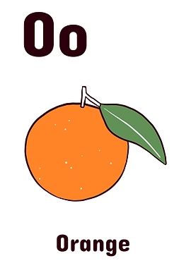 ALPHABET KIDS ABC LETTER O
