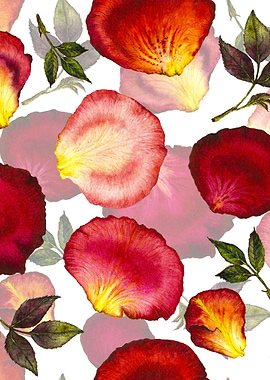 Rose Petal Pattern 02