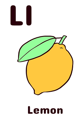 ALPHABET KIDS ABC LETTER L