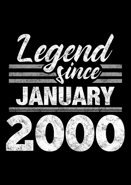 Legend Since January 2000