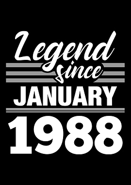 Legend Since January 1988