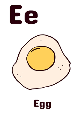 ALPHABET KIDS ABC LETTER E