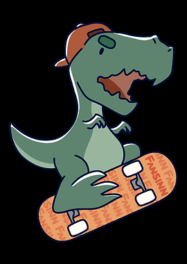 TRex Dinosaur skateboard
