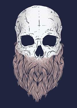Bearded Skull Hipster