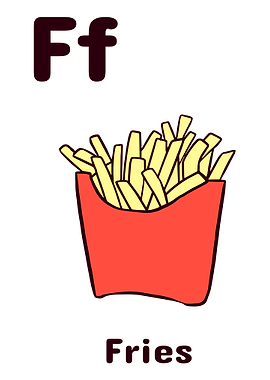 ALPHABET KIDS ABC LETTER F