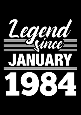 Legend Since January 1984