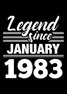 Legend Since January 1983